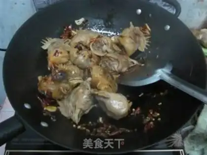 Make Chicken head with spicy sauce step 5
