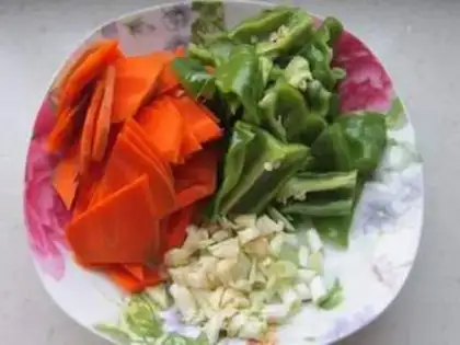 Make Three-stealed roast step 4