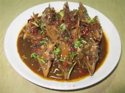 Make Chicken head with spicy sauce step 7