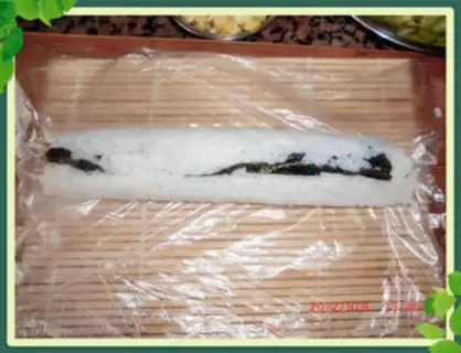 Make Fruit sushi step 8