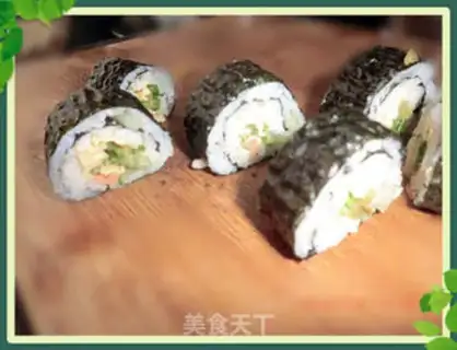 Make Fruit sushi step 11