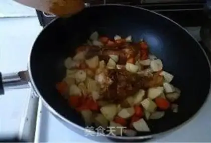 Make Curry potato chicken step 6