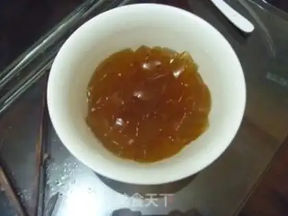 Make Green tea jelly step 4
