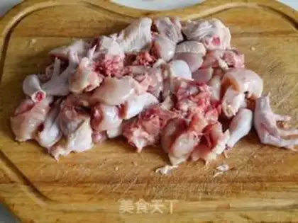 Make Three chickens, fried step 0