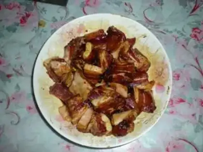 Make Plum-crunch step 1