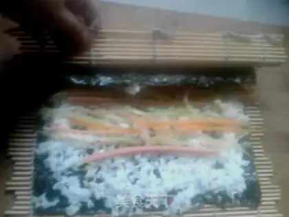 Make Simple sushi step 3