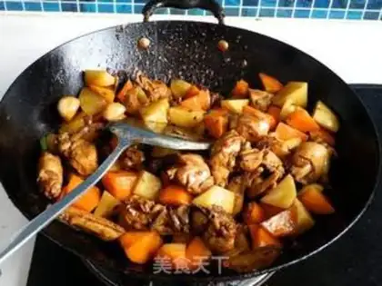 Make Three chickens, fried step 13