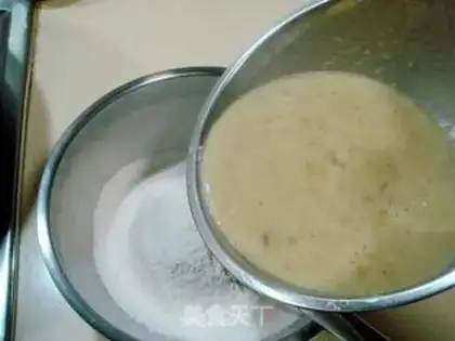 Make Banana bean cake step 6
