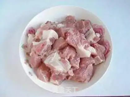 Make Potato red meat step 0