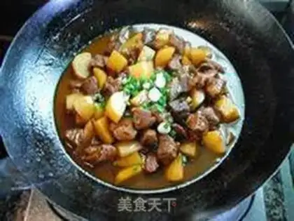 Make Potato red meat step 8