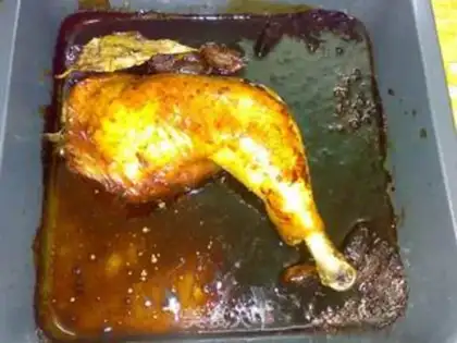 Make Roasted chicken leg step 4