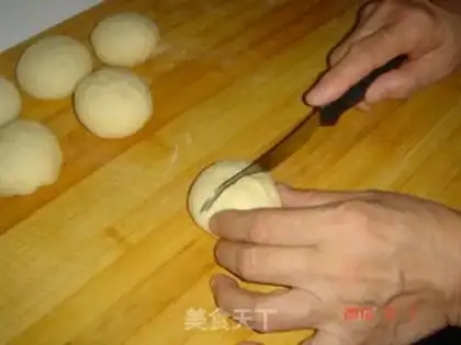 Make Double-coloured buns step 6