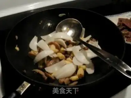 Make Beef fried corn core step 3