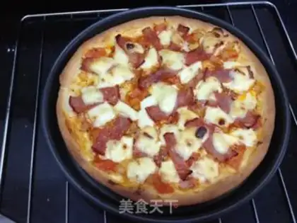 Make Super bacon shrimp pizza step 20
