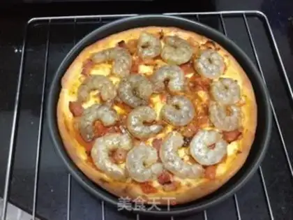 Make Super bacon shrimp pizza step 22