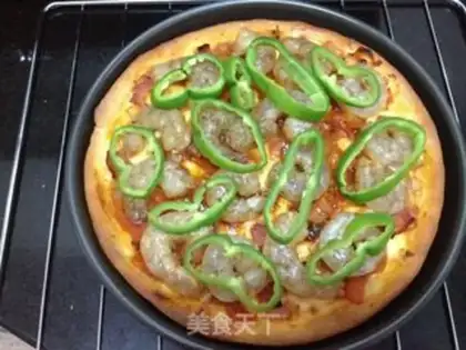 Make Super bacon shrimp pizza step 23