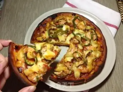 Make Super bacon shrimp pizza step 25