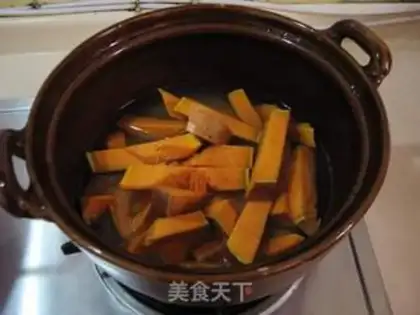 Make Pumpkin rice for porridge step 4