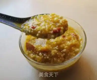 Make Pumpkin rice for porridge step 6
