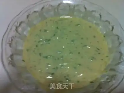 Make cucumber eggcake step 3