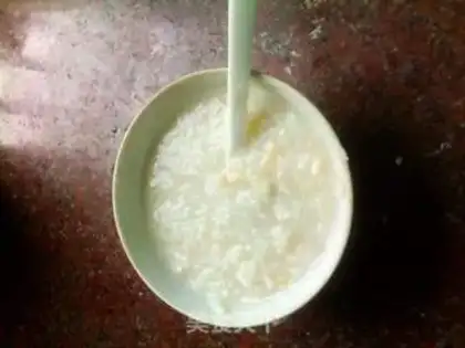 Make Dried fish porridge step 5