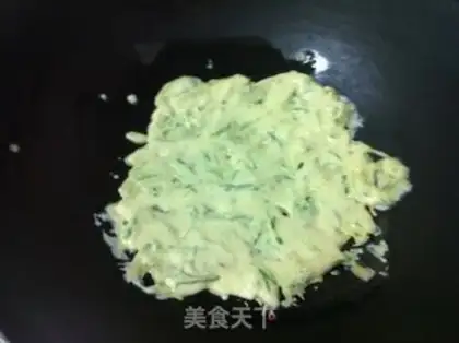 Make cucumber eggcake step 4