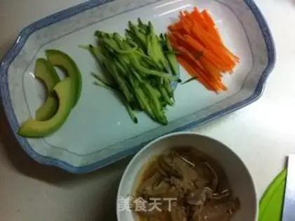 Make Viet Nam Spring Roll step 0