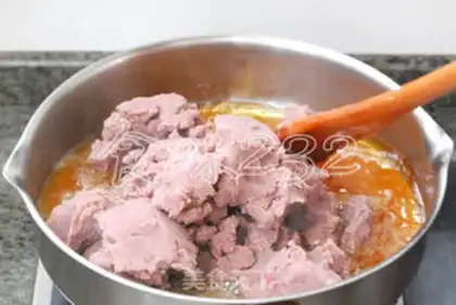 Make A broad red bean saloon step 7