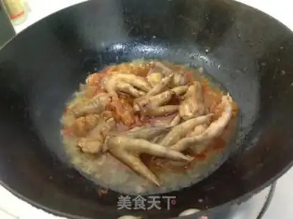 Make Sour chicken claws step 6