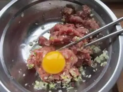 Make Lotus meatballs step 3