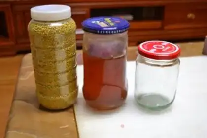 Make Honey pollen step 0
