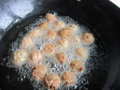 Make Lotus meatballs step 9