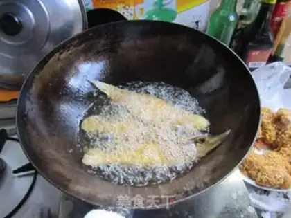Make Dry-cooked fish step 3