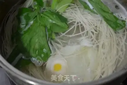 Make Long birthday noodles step 4