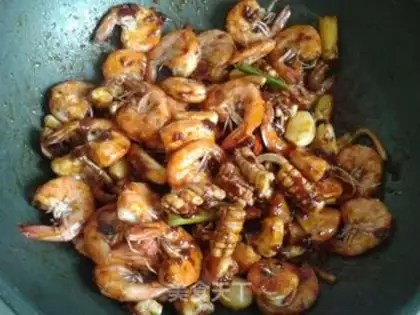 Make Spicy squid shrimp step 10