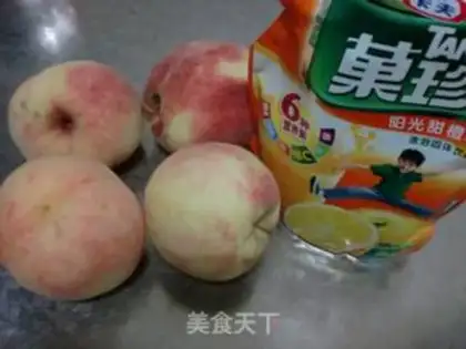Make Peach cans step 0