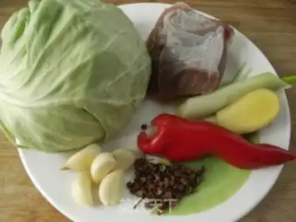 Make Meatloaf burning kale step 0