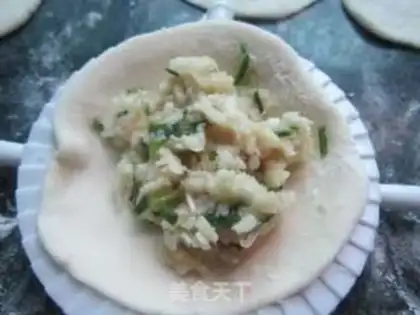 Make Model melon dumplings step 6