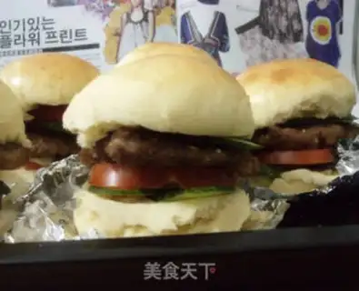 Make Home pork chop burger step 11