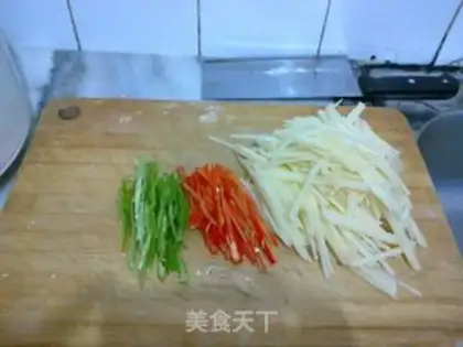 Make Twin pepper potatoes step 1