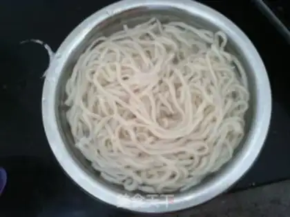 Make ♪ Love noodle ♪ step 1