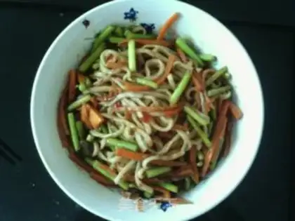Make ♪ Love noodle ♪ step 3