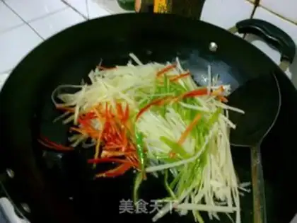 Make Twin pepper potatoes step 4