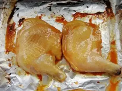 Make Honey roasted chicken legs step 9