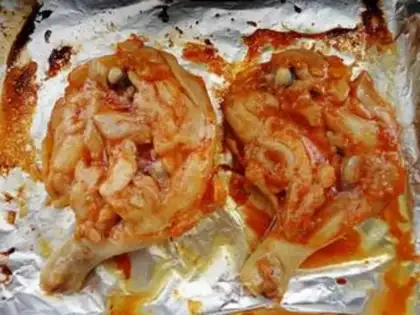 Make Honey roasted chicken legs step 10