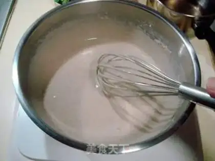 Make A bowl of cake step 4