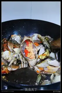 Make Crabs on the ginger onions step 3
