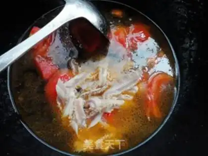 Make Cow belly fan soup step 4