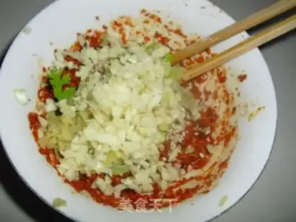 Make Spicy oil step 4