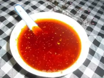Make Spicy oil step 8